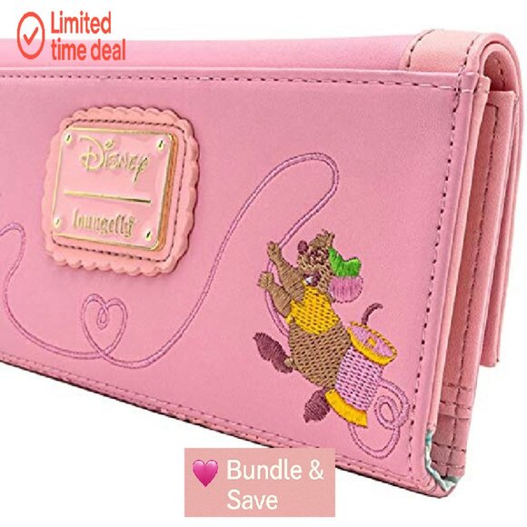 Faux Leather Flap Wallet with 6 Card Slots and ID Holder - Picture 4 of 5